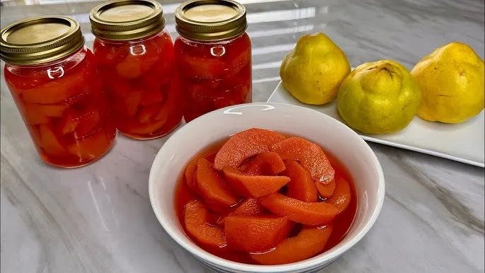 Dulce de membrillo en gajos