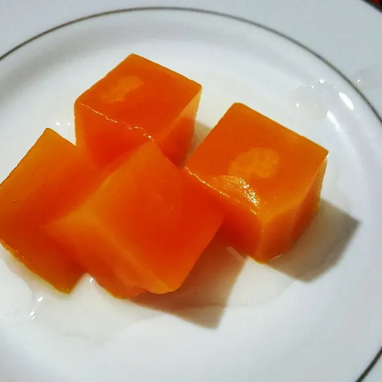Dulce de zapallo en almíbar